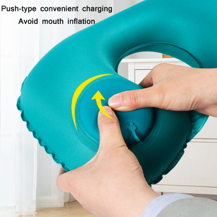 Travel Inflatable Press U-Shaped Neck Guard Pillow, Colour: Milk Silk U018-2���Gray��� - Cushions & Pillows by PMC TechLife | Online Shopping South Africa | PMC TechLife | Buy Now Pay Later Mobicred