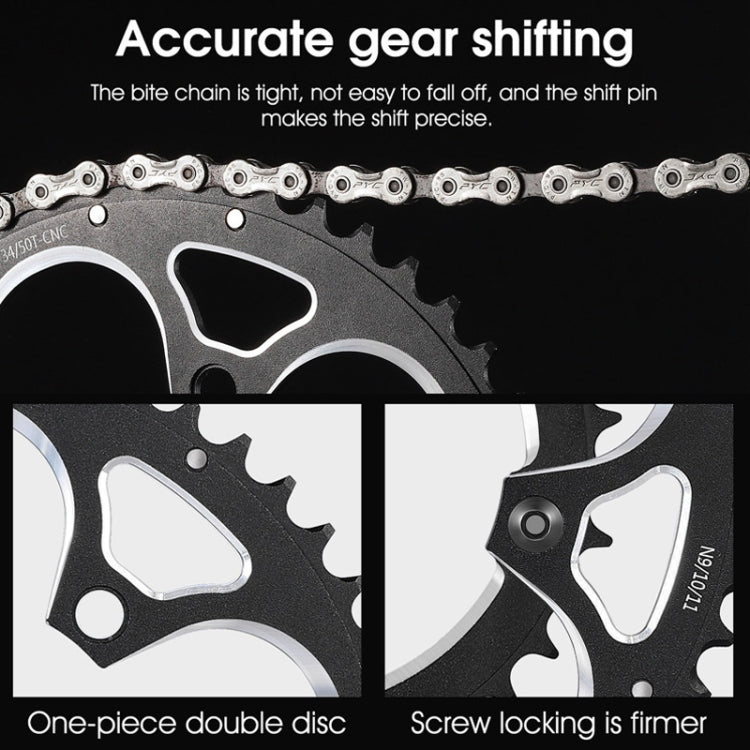 WEST BIKING 34T-50T Road Bike Racing Folding Chainwheel(Red) - free shipping - PMc TechLife - Order now!