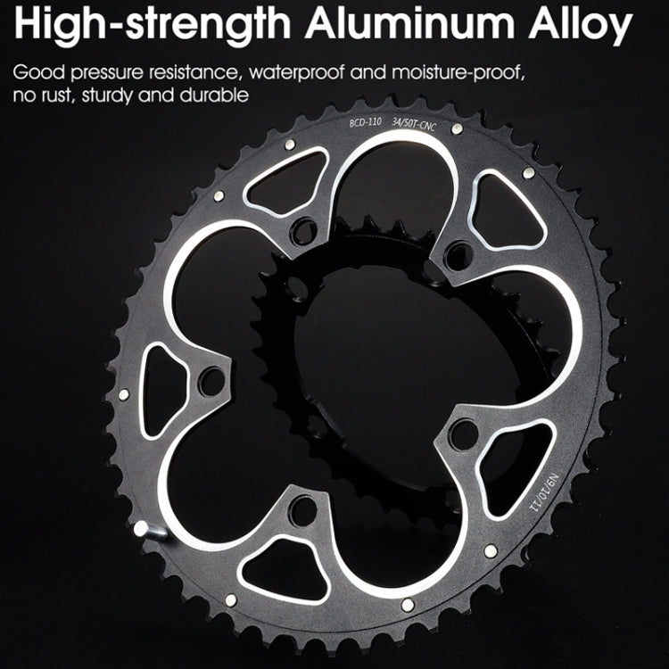 WEST BIKING 34T-50T Road Bike Racing Folding Chainwheel(Red) - free shipping - PMc TechLife - Order now!