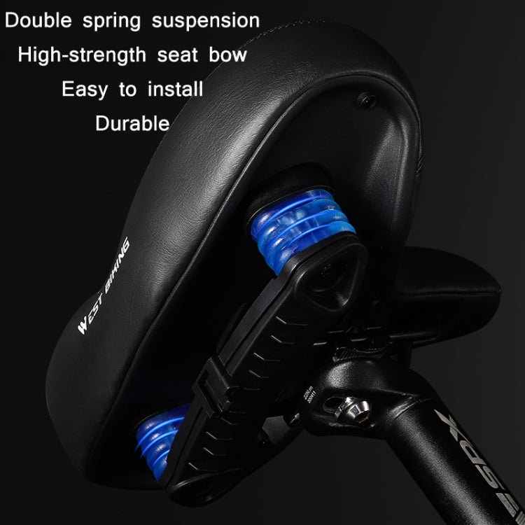 WEST BIKING Bicycle Big Butt Shock Absorption Soft Saddle(Groove Type) - free shipping - PMc TechLife - Order now!