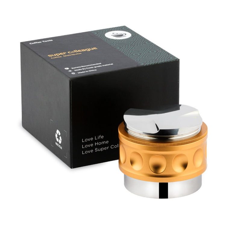 YK33258 Stainless Steel Double-Ended Coffee Cloth Dispenser, Size: 51mm(Golden Multilateral Type) - free shipping - PMC TechLife - Order now!