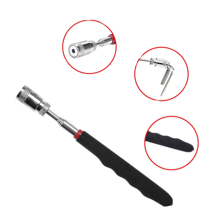 LED Strong Iron Rod Car Metal Fetcher Absorbed Iron Tool(Black) - Hand Tool Sets by PMC TechLife | Online Shopping South Africa | PMC TechLife | Buy Now Pay Later Mobicred