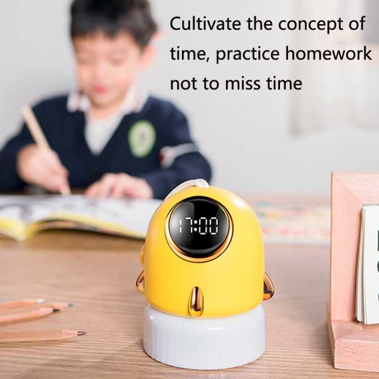 TW-L47 Small Rocket Portable Clock LED Projection Lamp(Yellow) - Novelty Clock by PMc TechLife | Online Shopping South Africa | PMc TechLife | Buy Now Pay Later Mobicred