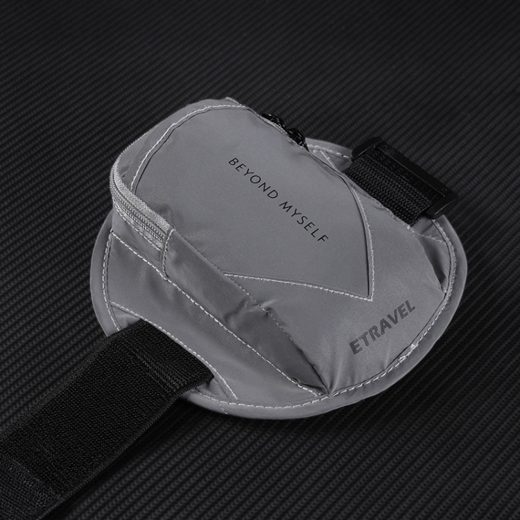 ETRAVEL SBB03 Outdoor Running Mobile Phone Wrist Arm Bag(Reflective Silver Gray) - Other by ETRAVEL | Online Shopping South Africa | PMC TechLife | Buy Now Pay Later Mobicred