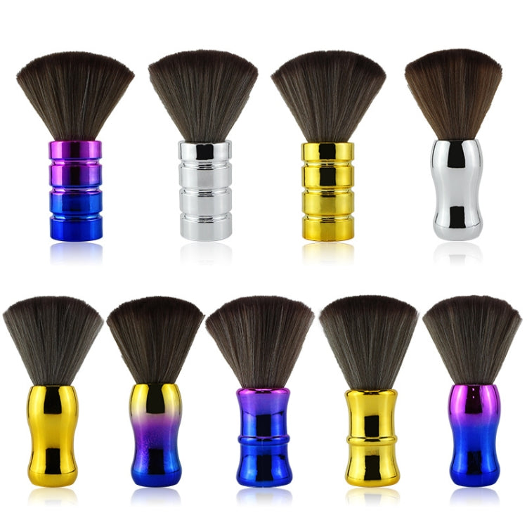 Electroplating Broken Hair Brush Haircut Neck Cleaning Brush(Two-section Purple) - free shipping - PMC TechLife - Order now!
