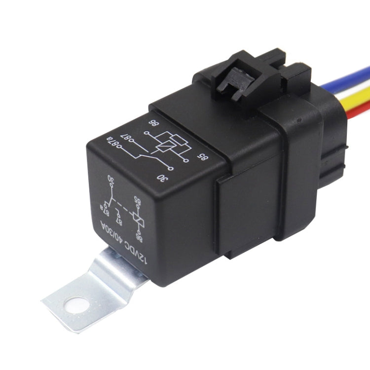 1040 5 Pin Waterproof Integrated Automotive Relay With Bracket, Rated voltage: 24V - Relays by PMC TechLife | Online Shopping South Africa | PMC TechLife | Buy Now Pay Later Mobicred