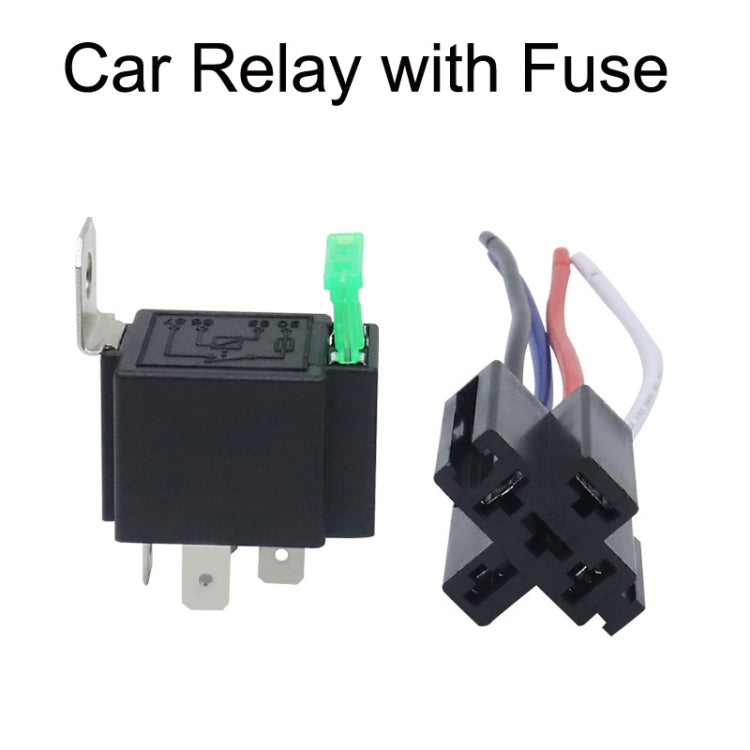 5 Sets JD2912 4 Pin Car Relay With Fuse, Rated voltage: 12V - Relays by PMC TechLife | Online Shopping South Africa | PMC TechLife | Buy Now Pay Later Mobicred