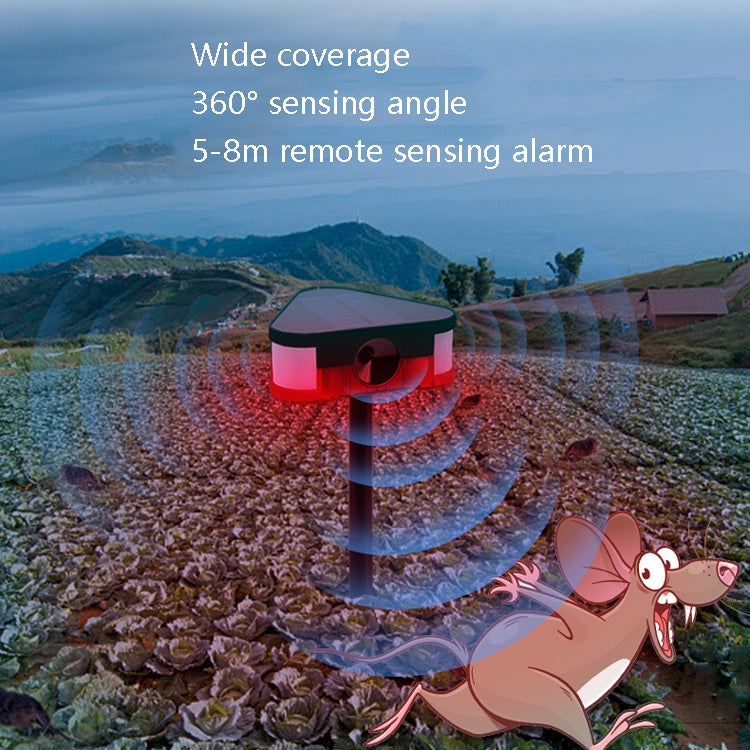 Solar Mouse Repeller High Frequency Ultrasonic Animal Drive(N911G) - Outdoor Insect Repellent by PMC TechLife | Online Shopping South Africa | PMC TechLife | Buy Now Pay Later Mobicred