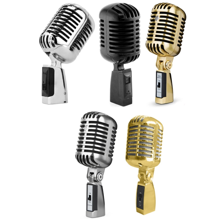 Vintage Style Stage Dynamic Microphone(GAM-FG02) - Microphone by PMC TechLife | Online Shopping South Africa | PMC TechLife | Buy Now Pay Later Mobicred