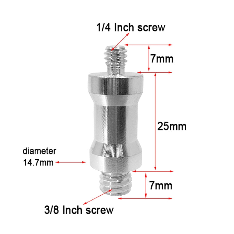 10 PCS Screw Adapter 1/4 Male to 3/8 Male Screw - free shipping - PMC TechLife - Order now!