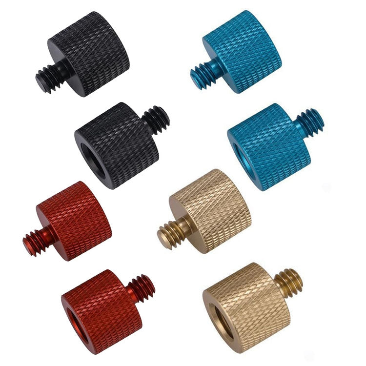 10 PCS Screw Adapter 3/8 Female to 1/4 Male  Screw(Black) - free shipping - PMC TechLife - Order now!