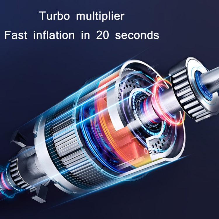 F7102 Smart Car Tire Electric Air Pump, Specification: Wired Version - Inflatable Pump by PMC TechLife | Online Shopping South Africa | PMC TechLife