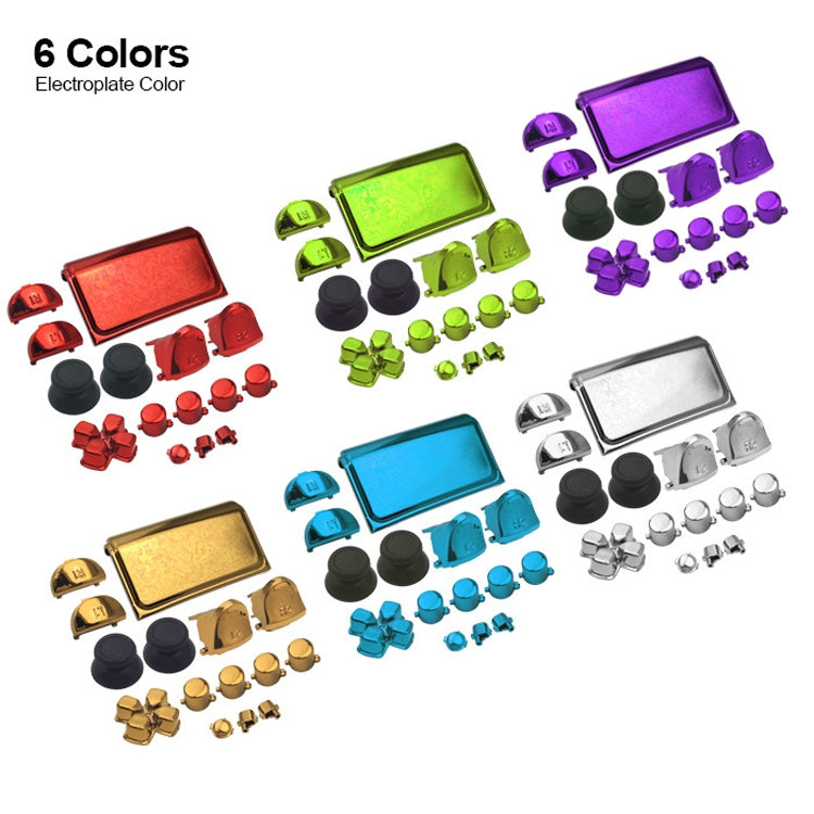 Electroplating Button Set For PS4 Slim(Gold) - PS4 Spare Parts by PMC TechLife | Online Shopping South Africa | PMC TechLife | Buy Now Pay Later Mobicred