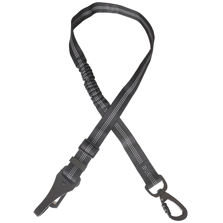 Medium Large Dog Pet Safety Rope Pet Car Seat Belt(Black) - Leashes & Chest Strap by PMC Jewellery | Online Shopping South Africa | PMC Jewellery