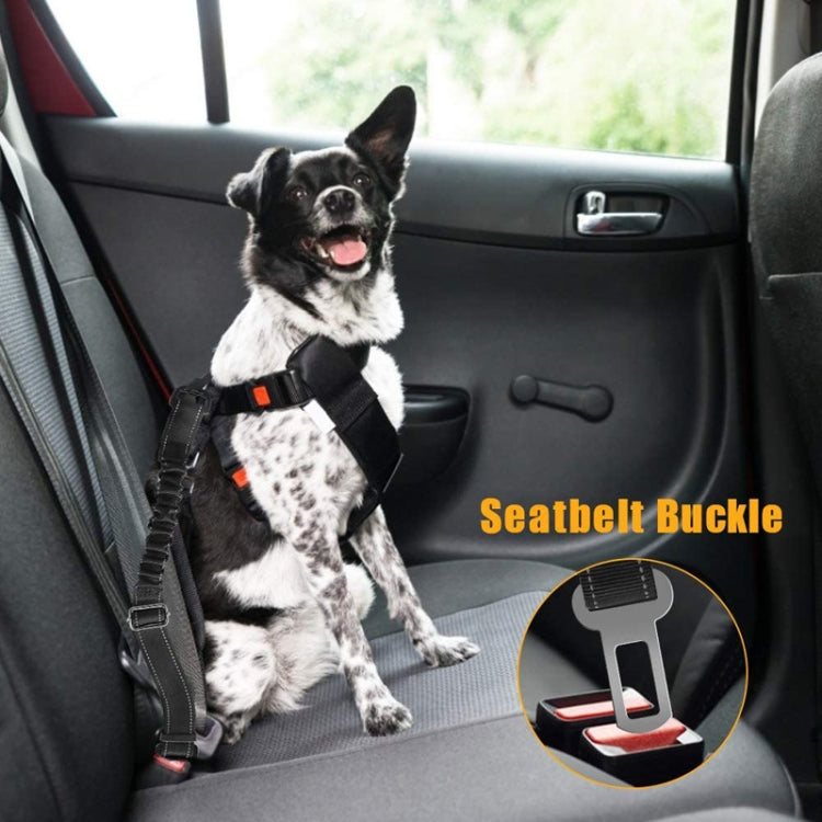 Medium Large Dog Pet Safety Rope Pet Car Seat Belt(Black) - Leashes & Chest Strap by PMC Jewellery | Online Shopping South Africa | PMC Jewellery