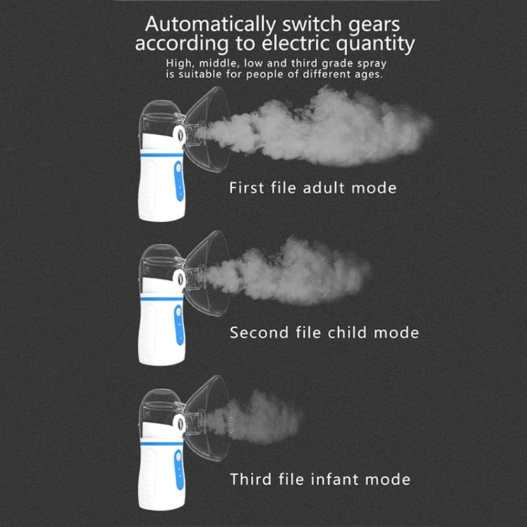 N5S Portable Handheld Micro-Network Atomizer(Blue + Blue) - free shipping - PMC TechLife - Order now!