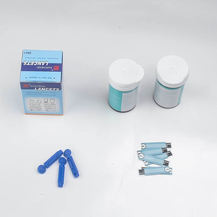 803 LCD Screen Home Automatic Blood Glucose Test, Shape: Set(English Version) - free shipping - PMC TechLife - Order now!