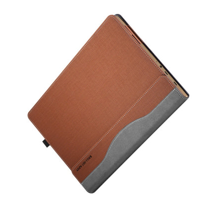 Laptop PU Leather Protective Case For Lenovo Yoga 730-13(Business Brown) - 13.3 inch by PMC Jewellery | Online Shopping South Africa | PMC Jewellery | Buy Now Pay Later Mobicred