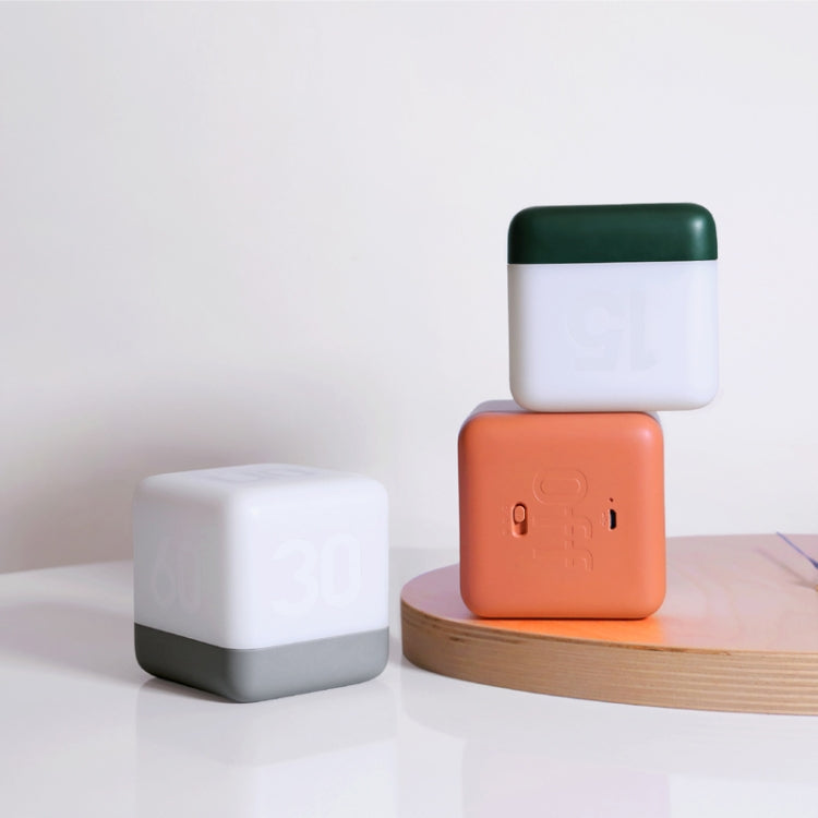 Square Flip Polyhedral Timing Night Light(Green) - Night Lights by PMc TechLife | Online Shopping South Africa | PMc TechLife | Buy Now Pay Later Mobicred