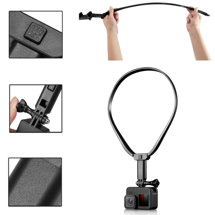 Action Camera Neck-hanging Bracket(Black) - Holder by PMC TechLife | Online Shopping South Africa | PMC TechLife | Buy Now Pay Later Mobicred