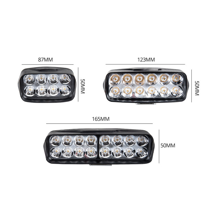 2 PCS MK-265 Motorcycle Character Shooting Light Auxiliary Day Running Light, Style: 8 LEDs - Headlights by PMC Jewellery | Online Shopping South Africa | PMC Jewellery | Buy Now Pay Later Mobicred