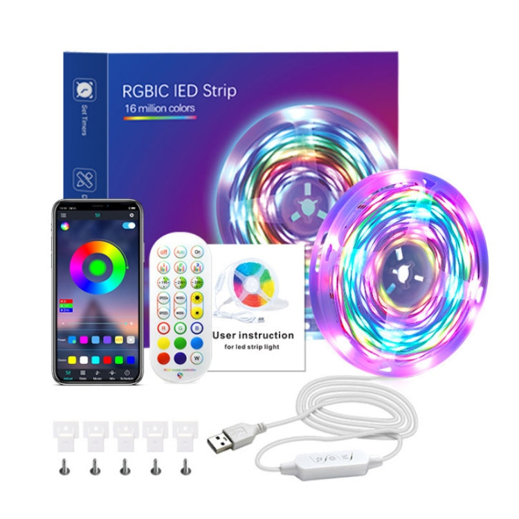 2.4G Remote Control LED Symphony Marquee Light Strip, Length: 2m 28 LEDs - Bare Board Light by PMc TechLife | Online Shopping South Africa | PMc TechLife | Buy Now Pay Later Mobicred