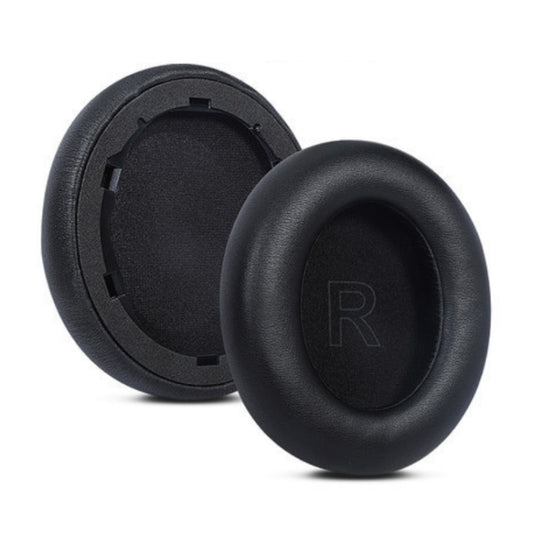 2pcs Protein Leather Sponge Earphone Cover For Anker Soundcore Life Q30 (Black) - Earmuff & Pad by PMC Jewellery | Online Shopping South Africa | PMC Jewellery | Buy Now Pay Later Mobicred