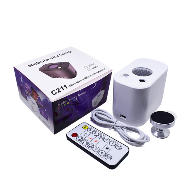 C211 Star Projector Lamp USB Bedside Atmosphere Light(White) - Projection Lamp by PMc TechLife | Online Shopping South Africa | PMc TechLife | Buy Now Pay Later Mobicred