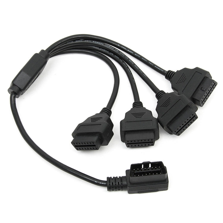 C-MD-4EW 0.5m 16 Pin OBD2 1 for 4 Connection Line - Cables & Connectors by PMC TechLife | Online Shopping South Africa | PMC TechLife | Buy Now Pay Later Mobicred