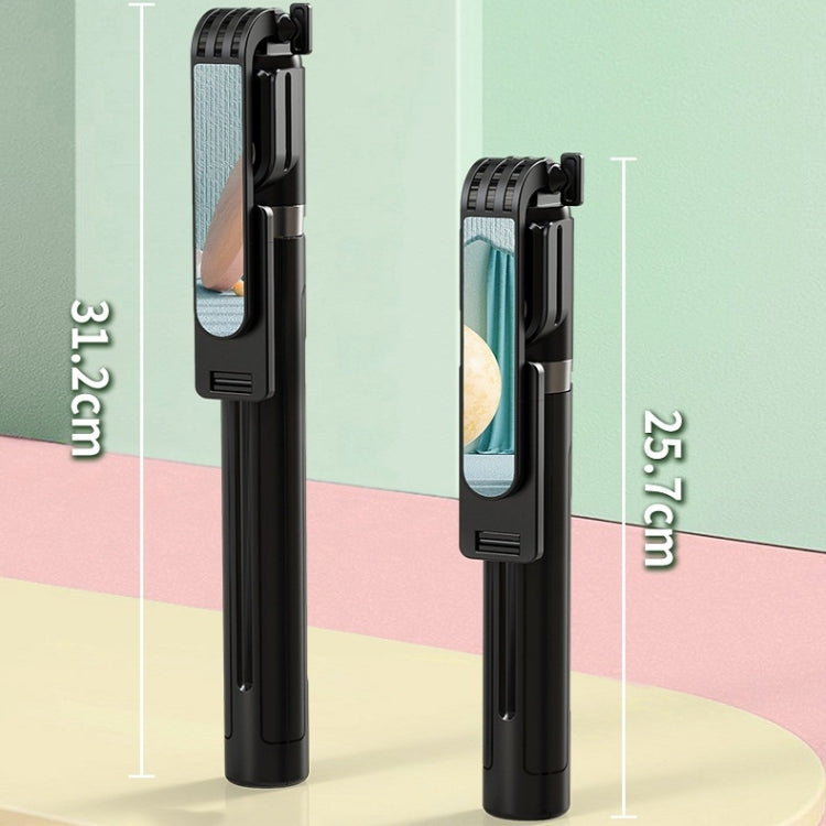 P80 1.33m Integrated Bluetooth Selfie Stick With TIKTOK Remote Control Makeup Mirror - free shipping - PMC TechLife - Order now!