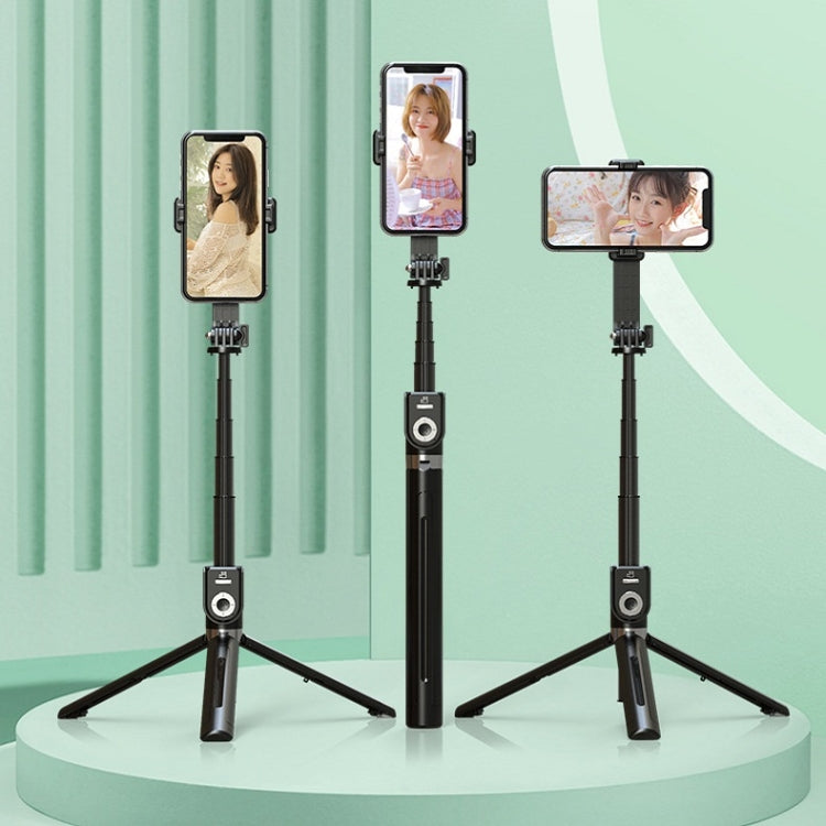 P80 1.33m Integrated Bluetooth Selfie Stick With TIKTOK Remote Control Makeup Mirror - free shipping - PMC TechLife - Order now!
