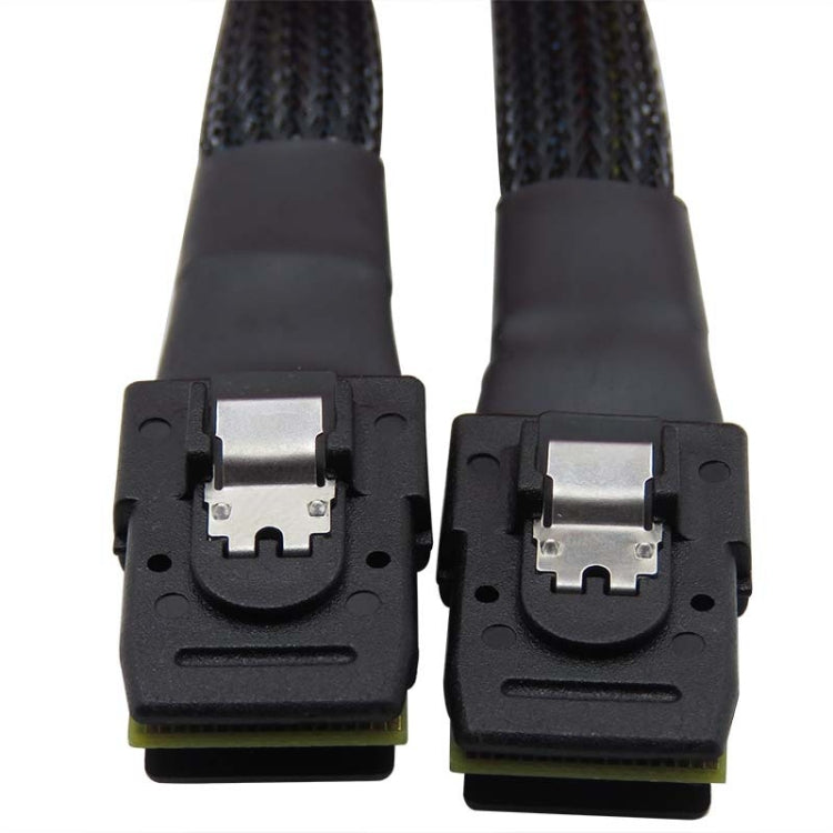 SAS36P SFF-8087 to SAS36P Cable Motherboard Server Hard Disk Data Cable, Color: Black 0.7m - Others by PMC Jewellery | Online Shopping South Africa | PMC Jewellery | Buy Now Pay Later Mobicred