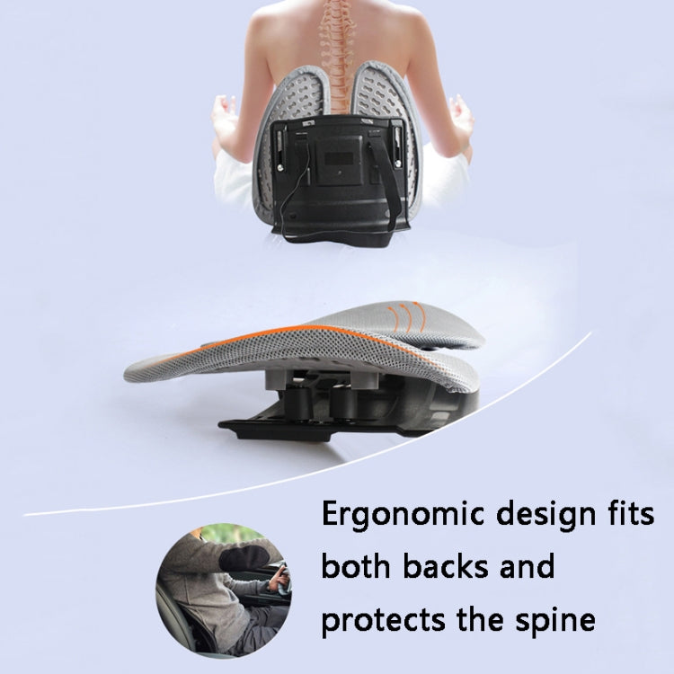 5297 Car Massage Seat Cushion(Beige with Beige) - Seat Accessories by PMC TechLife | Online Shopping South Africa | PMC TechLife | Buy Now Pay Later Mobicred