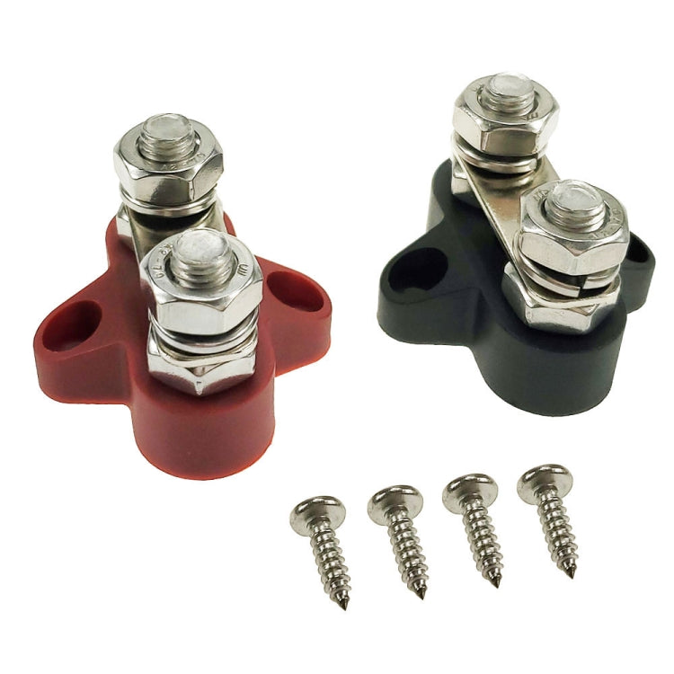 Double Terminal Block Spiral Fixed Wire Connector, Color: M8 Red - Booster Cable & Clip by PMC TechLife | Online Shopping South Africa | PMC TechLife | Buy Now Pay Later Mobicred