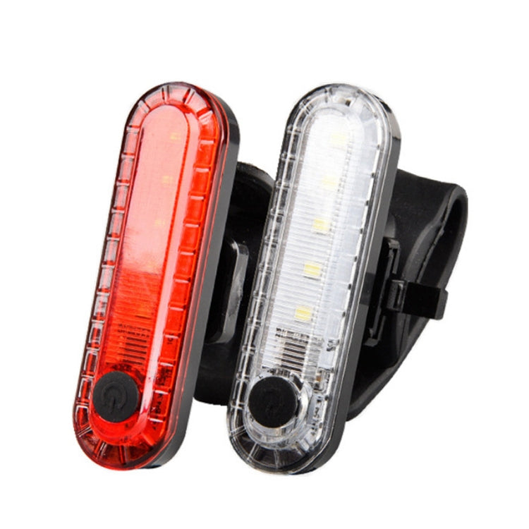 Bicycle Charging Waterproof Warning Light(White) - free shipping - PMC TechLife - Order now!