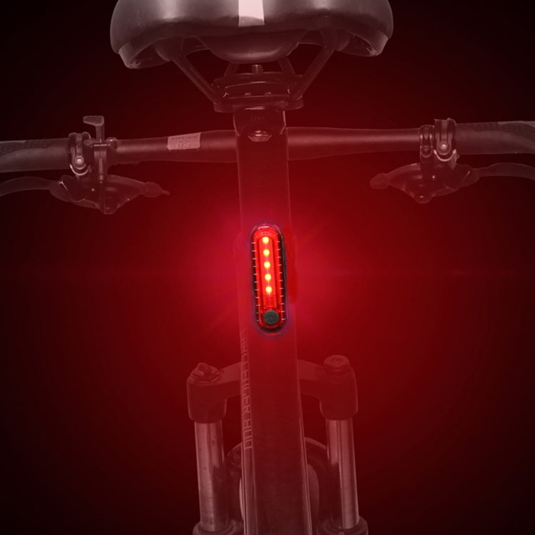 Bicycle Charging Waterproof Warning Light(Red) - Taillights by PMC TechLife | Online Shopping South Africa | PMC TechLife | Buy Now Pay Later Mobicred