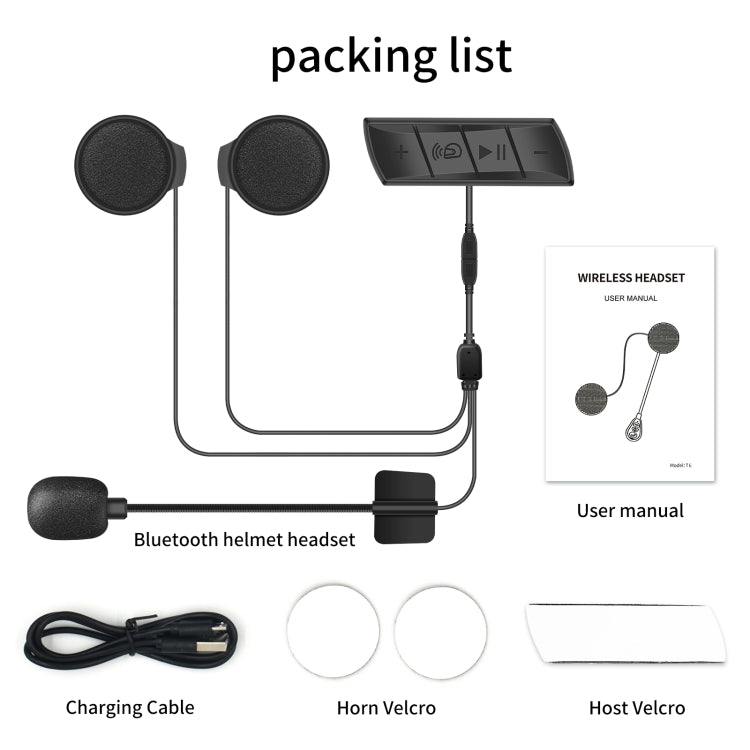 M7 Wireless Bluetooth Helmet Headphones - Motorcycle Walkie Talkie by PMC TechLife | Online Shopping South Africa | PMC TechLife