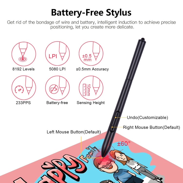 VINSA T608 Can Connected To Mobile Phone Hand-Painted Board, Style: Package 1 -  by PMC TechLife | Online Shopping South Africa | PMC TechLife | Buy Now Pay Later Mobicred