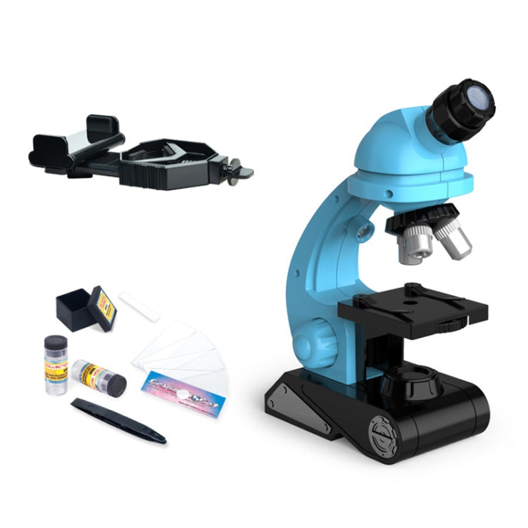 GB002 HD 1200 Times Wide Angle Microscope Children Educational Toys(Blue) - Digital Microscope by PMC Jewellery | Online Shopping South Africa | PMC Jewellery | Buy Now Pay Later Mobicred