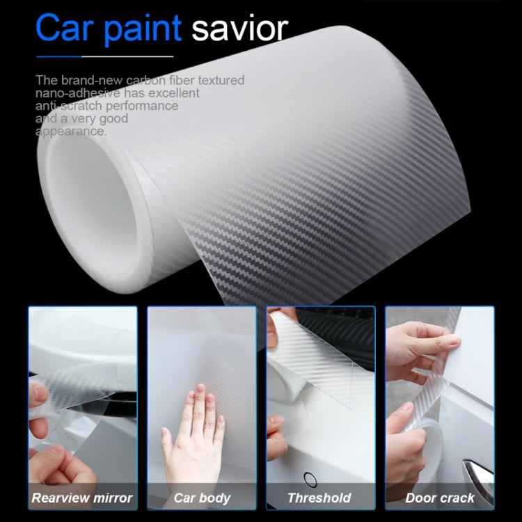 20cm x 5m Car Carbon Fiber Bumper Anti-Collision Strip - Anti Collision Sticker by PMC TechLife | Online Shopping South Africa | PMC TechLife | Buy Now Pay Later Mobicred