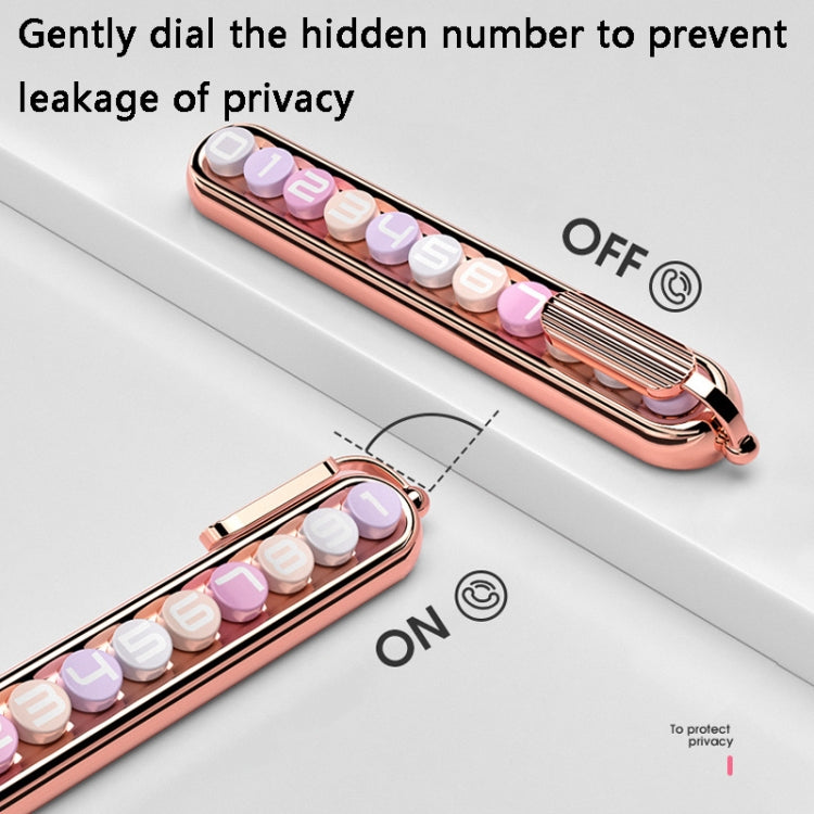 Colorful Car Temporary Parking Number Card, Color: Cherry Pink (Colorful) - Parking Card by PMC Jewellery | Online Shopping South Africa | PMC Jewellery | Buy Now Pay Later Mobicred