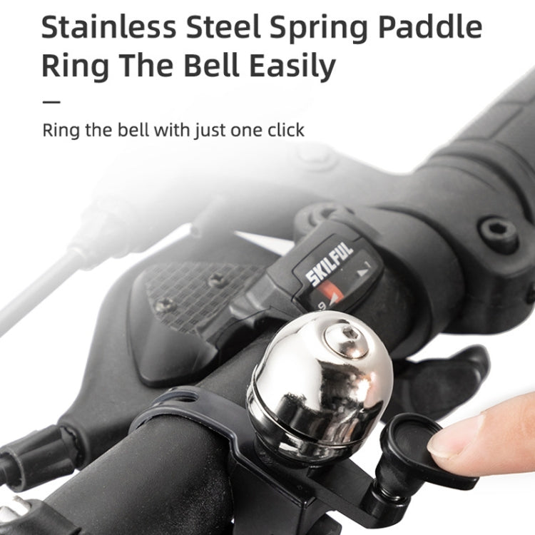 BG-201501 Bicycle Retro Mini Ball Bell(Gold) - Bicycle Bells by PMC TechLife | Online Shopping South Africa | PMC TechLife | Buy Now Pay Later Mobicred