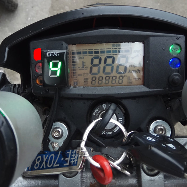 Motorcycle Instrument Gear Display For Suzuki(Green Light) - Electrical Instruments by PMC TechLife | Online Shopping South Africa | PMC TechLife | Buy Now Pay Later Mobicred