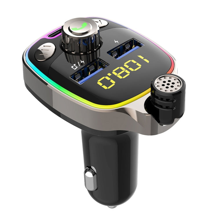 BC08 Car MP3 Bluetooth FM Transmitter With Ambient Light - Bluetooth Car Kits by PMC TechLife | Online Shopping South Africa | PMC TechLife | Buy Now Pay Later Mobicred