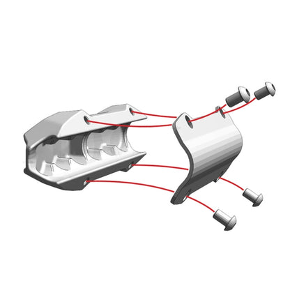 1 Pair Universal Bumper Drop Protection Block Accessories For BMW R1200GS / R1250GS - Others by PMC Jewellery | Online Shopping South Africa | PMC Jewellery | Buy Now Pay Later Mobicred