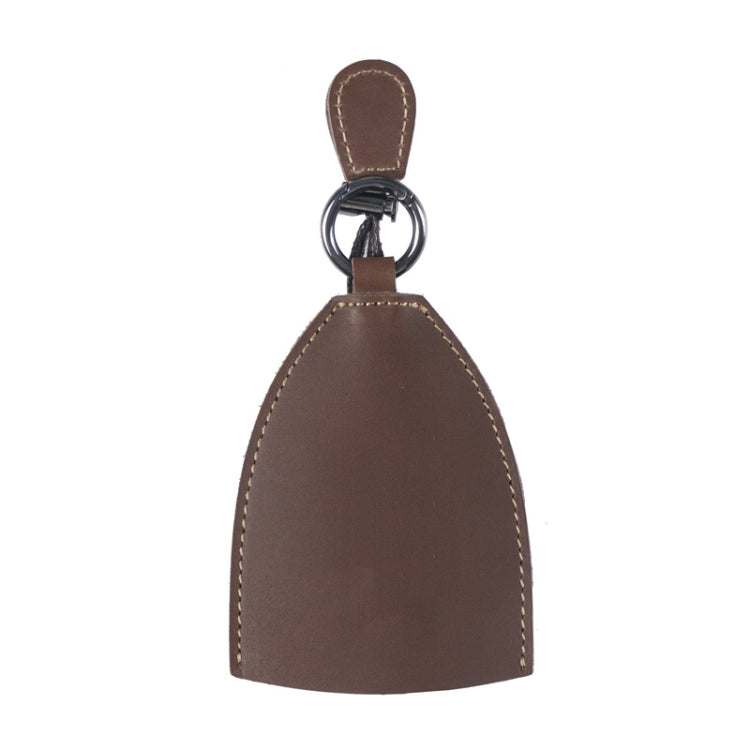 18Y-009 Vintage Handmade Leather Car Pull-Out Key Case(Oil Wax Skin Tea) - Car Key Cases by PMC TechLife | Online Shopping South Africa | PMC TechLife | Buy Now Pay Later Mobicred