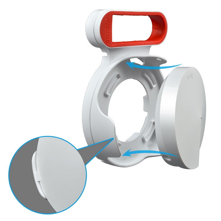 Router Wall Mount Bracket for TP-LINK DECO M5, Specification: For UK Plug(Blue) - Other Accessories by PMC TechLife | Online Shopping South Africa | PMC TechLife | Buy Now Pay Later Mobicred