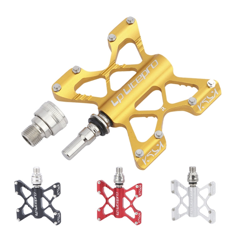 LP LitePro K5 Folding Bkie Aluminum Alloy Bearin Pedals(Silver) - free shipping - PMc TechLife - Order now!