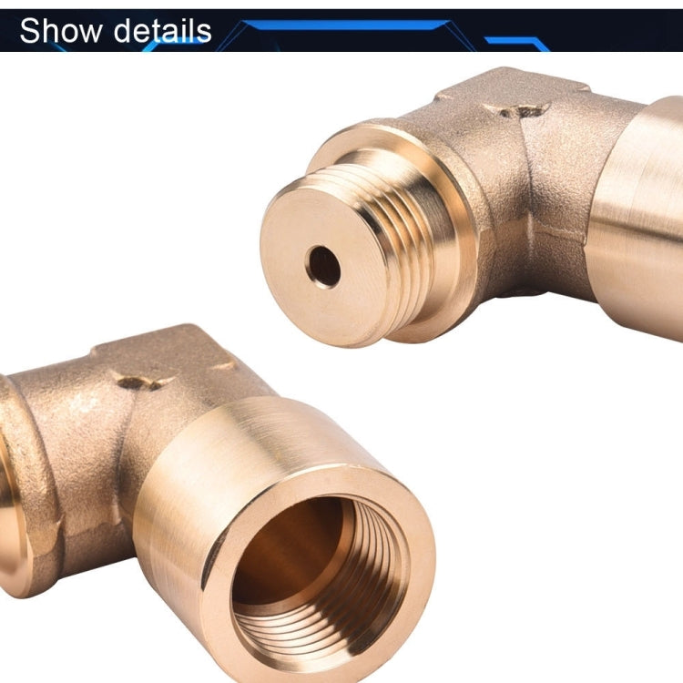 M18x1.5 Automotive 90 Degree Oxygen Sensor Brass Elbow Fitting - Automobiles Sensors by PMC TechLife | Online Shopping South Africa | PMC TechLife | Buy Now Pay Later Mobicred