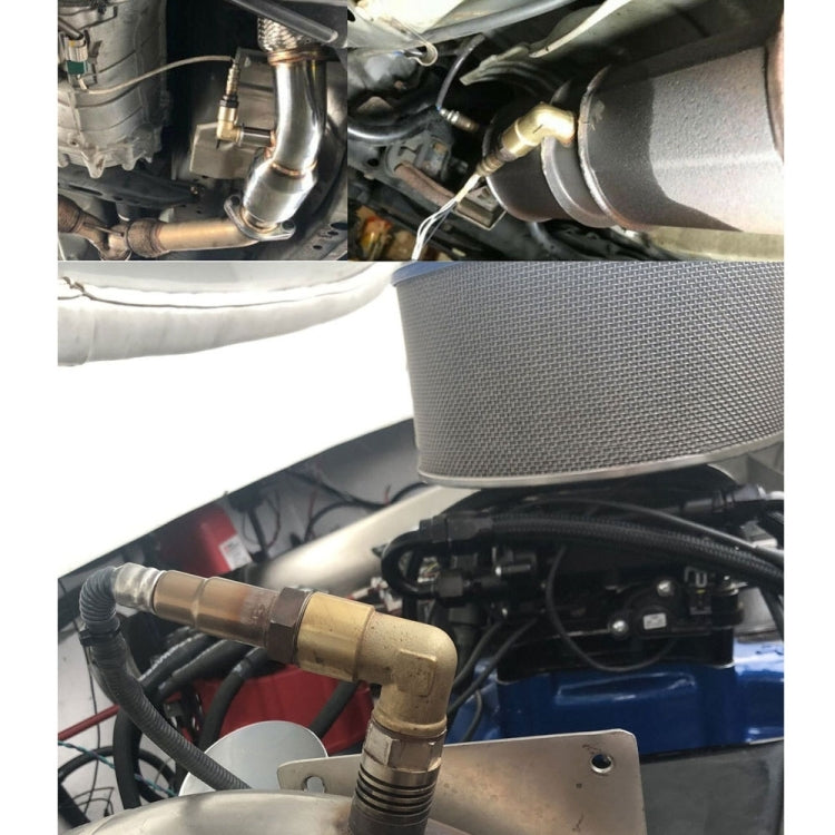 M18x1.5 Automotive 90 Degree Oxygen Sensor Brass Elbow Fitting - Automobiles Sensors by PMC TechLife | Online Shopping South Africa | PMC TechLife | Buy Now Pay Later Mobicred